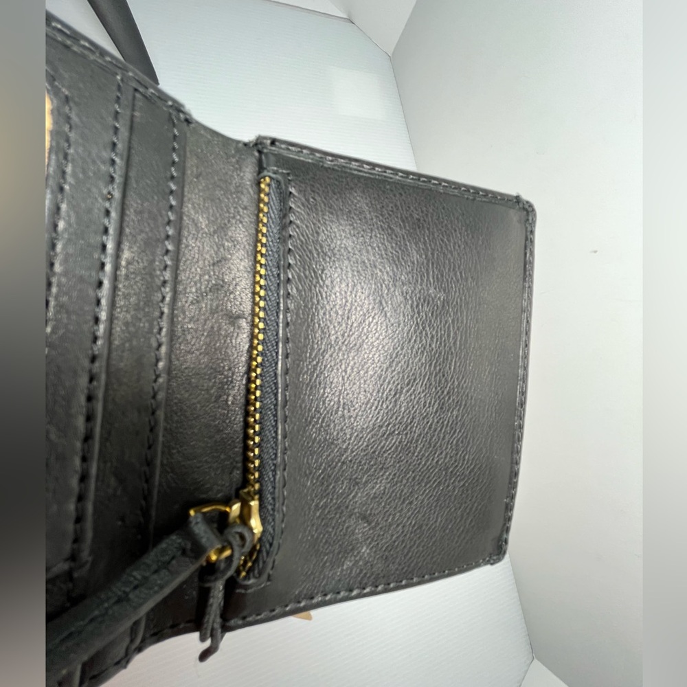 Genuine Leather Lizzie Compact Bifold Wallet by Margot New York - Picture 13 of 16